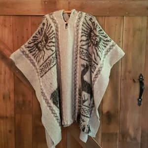 Alpaca poncho